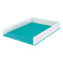Corbeille a courrier Dual WOW Leitz, Blanc/Menthe