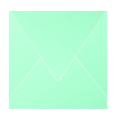 Paquet de 20 enveloppes Pollen 140x140 vert jade