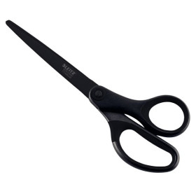 Ciseaux de bureau anti-adhesif 180mm revetement titane Leitz, Noir