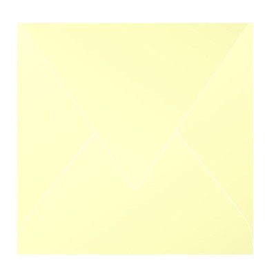 Paquet de 20 enveloppes Pollen 165x165 canari