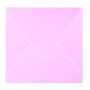 Paquet de 20 enveloppes Pollen 165x165 rose dragée