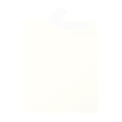 Boite de 200 enveloppes Pollen 165x165 adhéclair ivoire