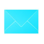 Paquet de 20 enveloppes Pollen 75x100 bleu turquoise