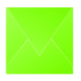 Paquet de 20 enveloppes Pollen 140x140 vert menthe