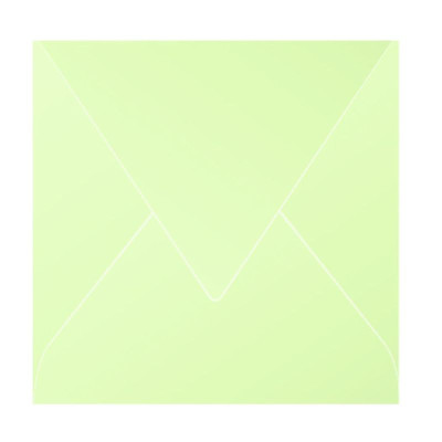 Paquet de 20 enveloppes Pollen 140x140 vert bourgeon