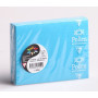 Paquet de 20 enveloppes Pollen 75x100 bleu turquoise