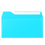 Paquet de 20 enveloppes Pollen 110x220 bleu turquoise