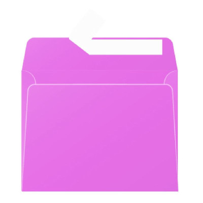 Paquet de 20 enveloppes Pollen 90x140 rose hortensia