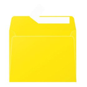Paquet de 20 enveloppes  Pollen 90x140 jaune soleil