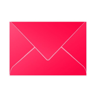 Paquet de 20 enveloppes Pollen 75x100 rouge groseille