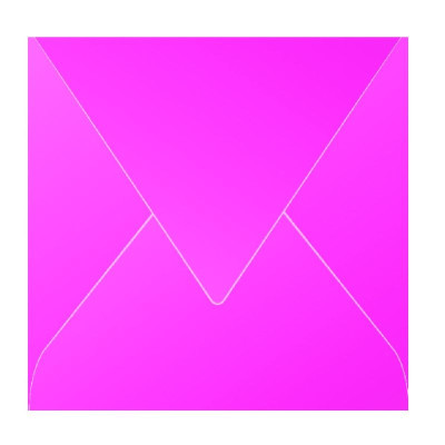 Paquet de 20 enveloppes Pollen 165x165 rose fuchsia