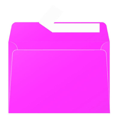 Paquet de 20 enveloppes Pollen 114x162 rose fuchsia