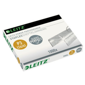 Agrafes, Leitz POWER PERFORMANCE Leitz, P3 26/6, Boite de 1000