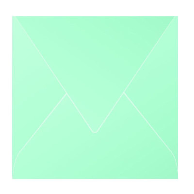 Paquet de 20 enveloppes Pollen 165x165 vert jade