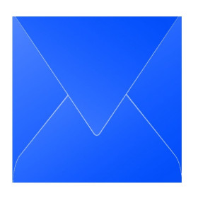 Paquet de 20 enveloppes Pollen 165x165 bleu nuit