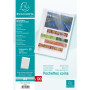 Sach.100 poch.coin A4 pp St.grainé incol