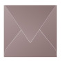 Paquet de 20 enveloppes Pollen 165x165 marron taupé