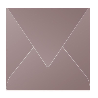 Paquet de 20 enveloppes Pollen 165x165 marron taupé