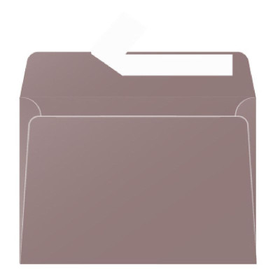 Paquet de 20 enveloppes Pollen 114x162 marron taupé