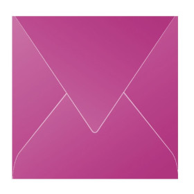 Paquet de 20 enveloppes Pollen 165x165 bordeaux