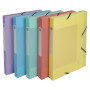 Bte classement A4 D25mm PP Chrom.Pastel