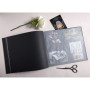 Album vis 40 pages noir 37x29cm Art noir
