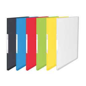 Reliure protege-documents couv. souple 40 poch. translucide VIVIDA Esselte, Asso