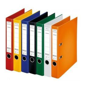 Classeur a levier A4 PP 50mm CHROMOS PLUS, Lot de 10, Assortis classique