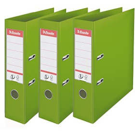 Classeur a levier n°1 Power Esselte A4 75mm Esselte, Lot 3, Vert