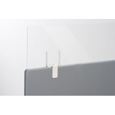 REHAUSSE PANNEAU ECRAN SOLANGE EP.5MM H26 X L80CM + PINCESPV SO