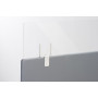 REHAUSSE PANNEAU ECRAN SOLANGE EP.5MM H26 X L160CM + PINCESPV SO