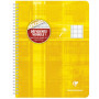 Cahier reliure intégrale déficients visuels 17x22cm 100p séyès noir 2,5mm 10/10