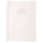Protège-cahier Grain Losange 18/100ème 17x22 blanc + porte étiquette