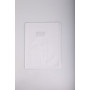 Protège-cahier Grain Cuir 20/100ème 24x32 blanc + porte étiquette