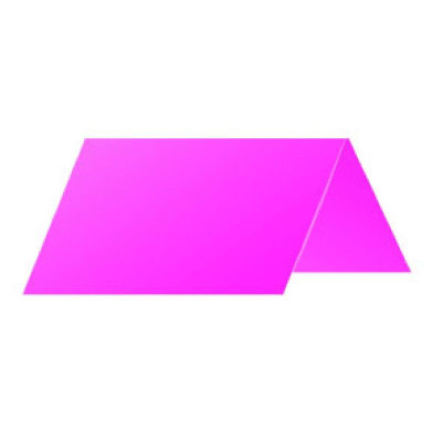 Paquet de 25 marque-place Pollen 85x80 rose fuchsia