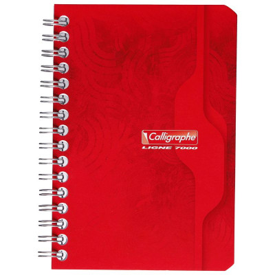 7000, Carnet reliure intégrale 9x14 100p Q.5x5 70g