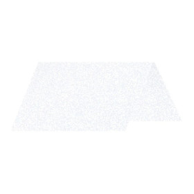 Paquet de 25 marque-place Pollen 85x80 blanc irisé