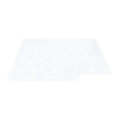 Paquet de 25 marque-place Pollen 85x80 blanc irisé