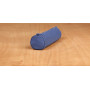 Age Bag trousse cuir ronde 21xØ6cm couleur bleue uniquement