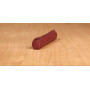 Age Bag trousse cuir petite ronde 18,5xØ4cm couleur rouge seulement