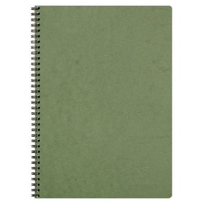 Age Bag cahier reliure intégrale 21x29,7cm 100p ligné + marge vert