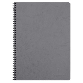 Age Bag cahier reliure intégrale 21x29,7cm 100p Q.5x5 gris