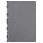 Age Bag cahier reliure intégrale 21x29,7cm 100p ligné + marge gris