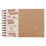 Age Bag album voyage 21x14,8cm 80p ligné 120g + Uni noir à grain 160g tabac