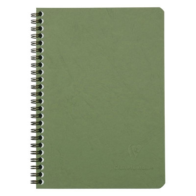 Age Bag carnet reliure intégrale 14,8x21cm 100p 5x5 vert
