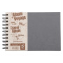 Age Bag album voyage 21x14,8cm 80p ligné 120g + Uni noir à grain 160g Gris
