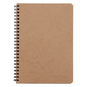 Age Bag carnet reliure intégrale 14,8x21cm 100p 5x5 tabac