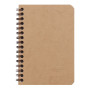 Age Bag carnet reliure intégrale 9x14cm 100p ligné tabac