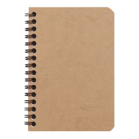 Age Bag carnet reliure intégrale 9x14cm 100p ligné tabac