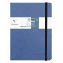 Age Bag My.Essential carnet cousu dos carré 14,8x21cm 192p 5x5 Bleu papier ivoir